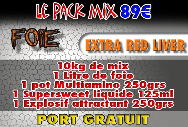 Pack mix Extra Red Liver Pack mix Extra Red Liver