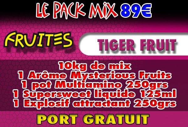 Pack mix Tiger Fruit Pack mix Tiger Fruit