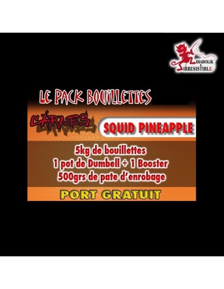 Pack bouillettes Squid Pineapple