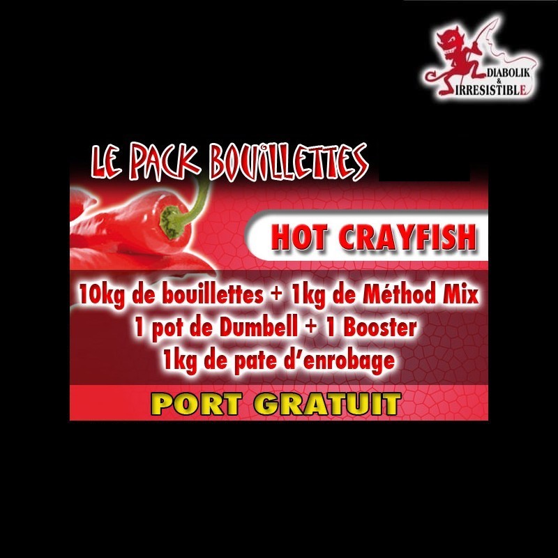 Pack bouillettes Hot Crayfish