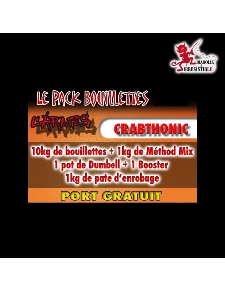 Pack bouillettes Crabthonic