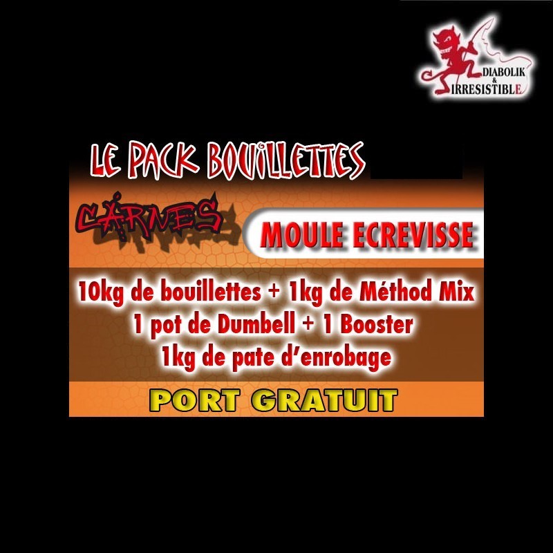 Pack bouillettes Moule Ecrevisse