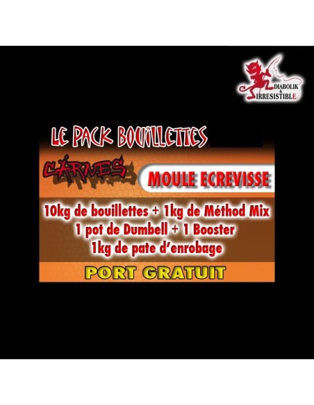 Pack bouillettes Moule Ecrevisse