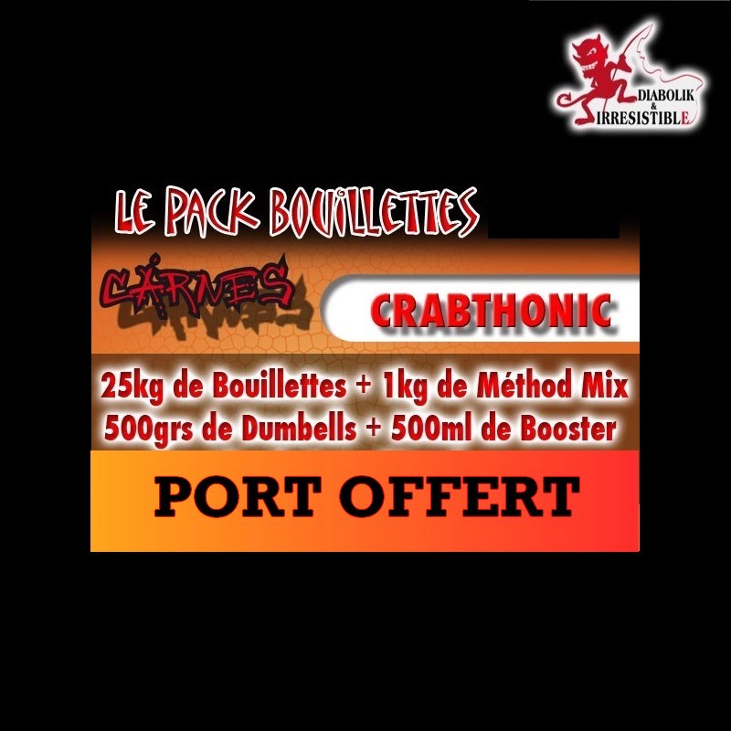 Pack bouillettes Crabthonic 25kg