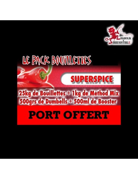 Pack bouillettes Superspice 25kg