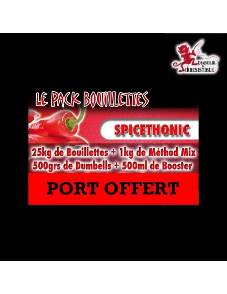 Pack bouillettes Spicethonic 25kg