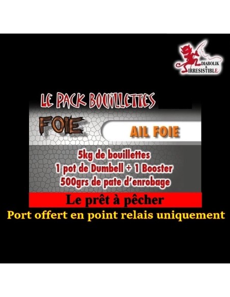 Pack bouillettes ail foie 5kg