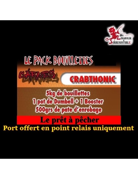 Pack bouillettes Crabthonic 5kg