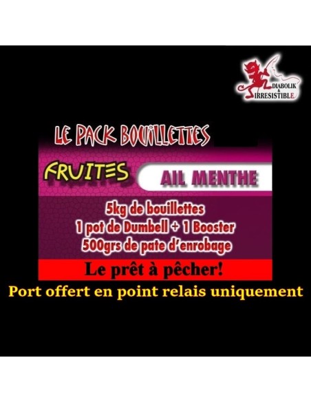 Pack bouillettes Ail Menthe 5kg