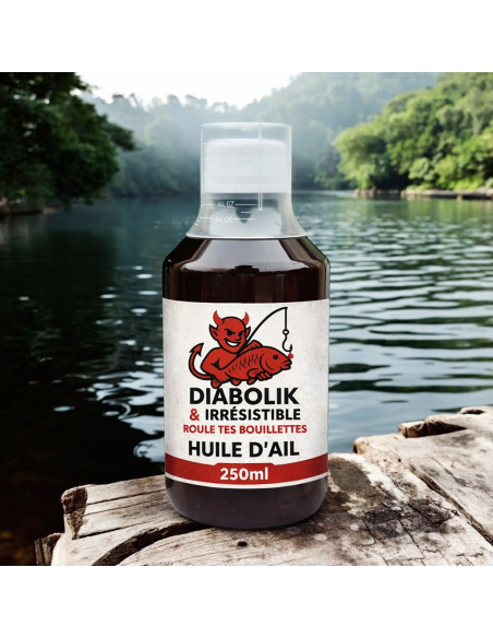 Huile d'ail spéciale bouillettes maison