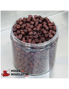 pellet red halibut 8mm percé pour peche au coup et carpodrome - Roule tes bouillettes.com