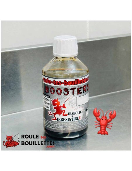 booster écrevisse pour la carpe - roule tes bouillettes
