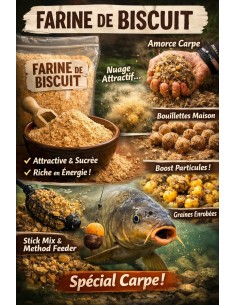 Farine de biscuit vanille