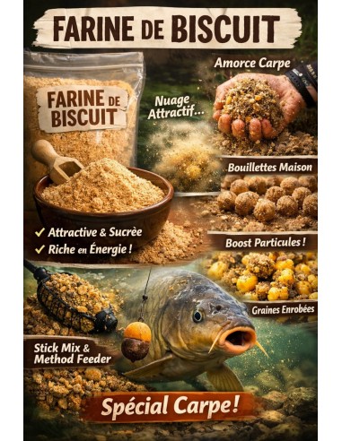 Farine de biscuit vanille