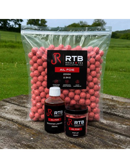 pack découverte bouillettes rtb ail foie