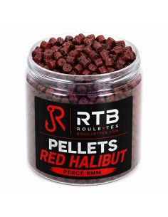 pellet percé rouge 8mm RTB