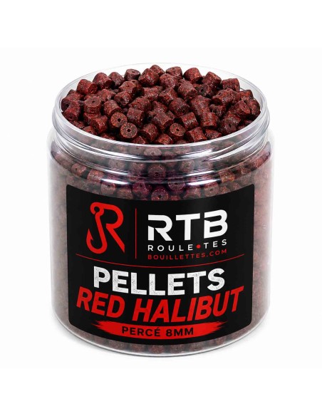 pellet percé rouge 8mm RTB