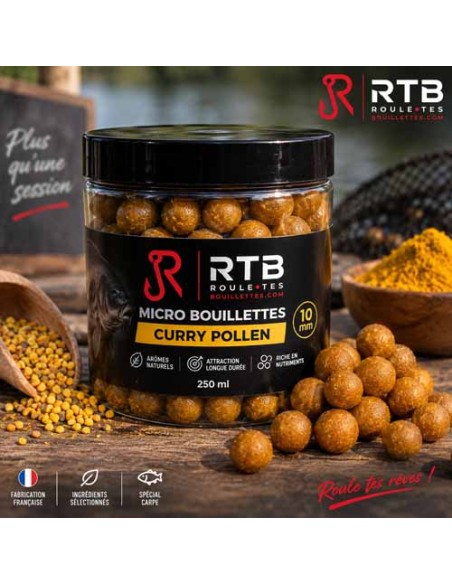 micro bouillettes 10mm curry pollen