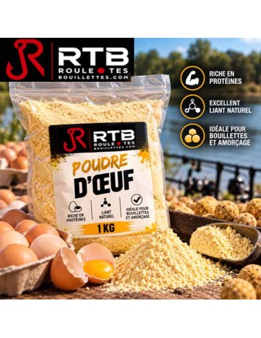 poudre d'oeuf RTB pour Bouillettes maison