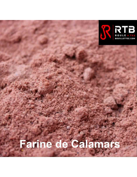 Farine de Calamars pour Bouillettes maison pêche Carpe – RTB